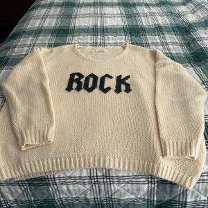 Beige 'Rock' Sweater